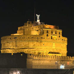 Vista nocturna - Castel Sant Angelo . 2024